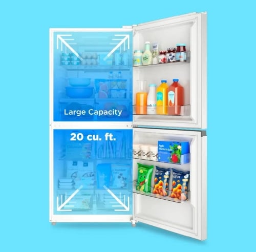 MRU21C7BST Midea Bottom Freezer Refrigerator 20.0 cu. ft. Canada