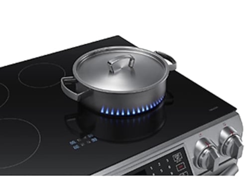 Induction Cooktop with Virtual Flame™ - NE58K9560WS Induction Cooktop with Virtual Flame™ - NE58K9560WS