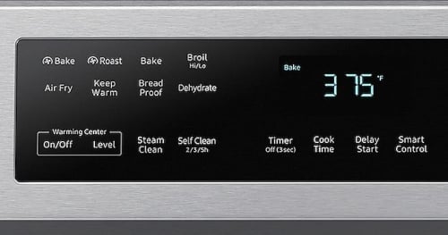 Cooking simplified with easy preset buttons