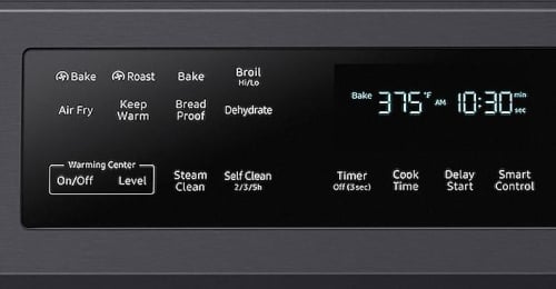 Cooking simplified with easy preset buttons