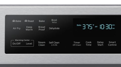 Cooking simplified with easy preset buttons