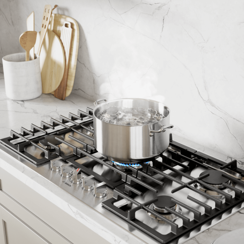 Fit multiple pans and cook with 5 burners - NGM3650UC