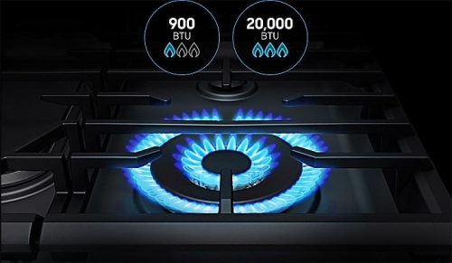 20K BTU Dual Power Burner - NX58M6650WS 20K BTU Dual Power Burner - NX58M6650WS