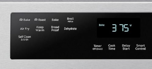 Cooking simplified with easy preset buttons