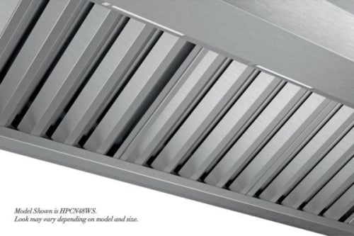 Commercial-style baffle filters are designed for heavy-duty high heat cooking