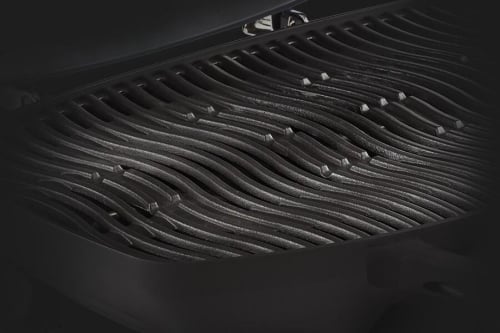 Grilles de cuisson WAVE emblématiques en fonte recouverte de porcelaine - PRO285E-BK Grilles de cuisson WAVE emblématiques en fonte recouverte de porcelaine - PRO285E-BK