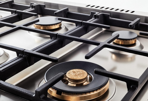 Continuous contour grates and single piece worktop - PRO486BTFGMBIT Continuous contour grates and single piece worktop - PRO486BTFGMBIT