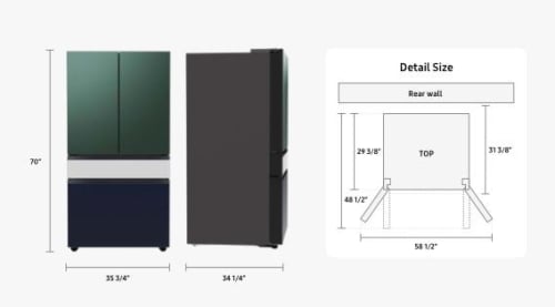 Full depth - RF23BB8200QLAA