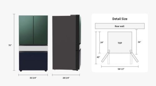 Counter depth - RF23BB8200QLAA