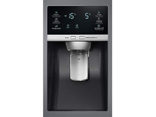 LED Display with Water and Ice Dispenser - RF25HMEDBSR