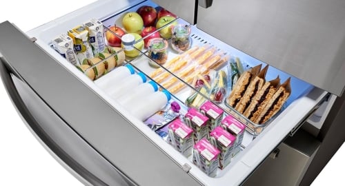 Customize your middle drawer temperature with FlexZone™ - RF28R7201SR Customize your middle drawer temperature with FlexZone™ - RF28R7201SR