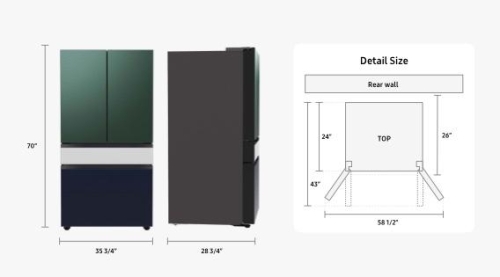 Counter depth - RF29BB8200QLAA Counter depth - RF29BB8200QLAA
