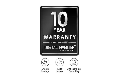 Digital Inverter Compressor with 10-year warranty