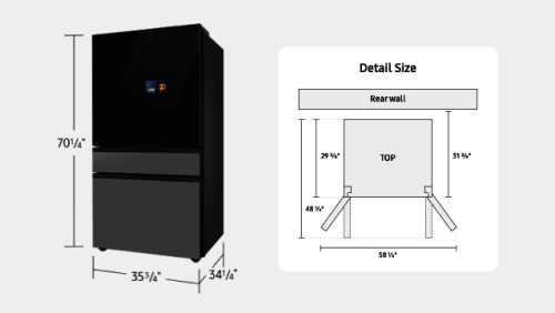 Full depth - RF90F23BECRAA