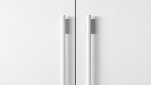 Panneau en acier inoxydable avec poignée Masterpiece®