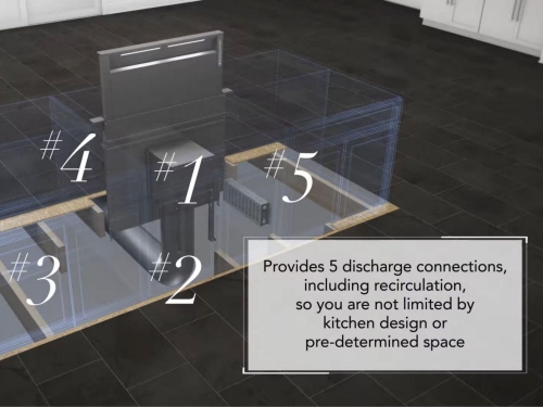 Personalization options with flexible discharge connections - UCVM30RS Personalization options with flexible discharge connections - UCVM30RS
