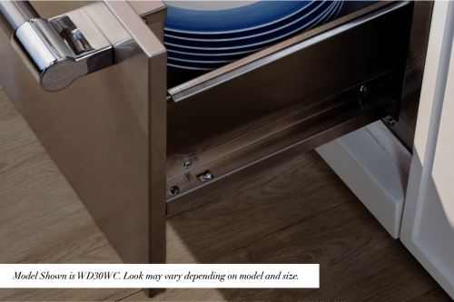 Warm your dinner plates in the 2.2 cu. ft. cavity