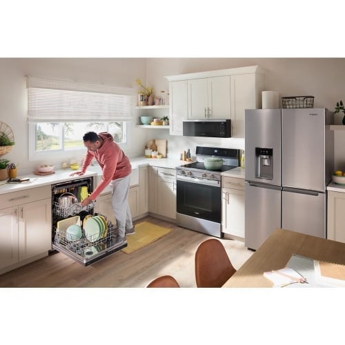 The Cycle Status Indicator let's you countdown to clean dishes. - WDT750SAKB
