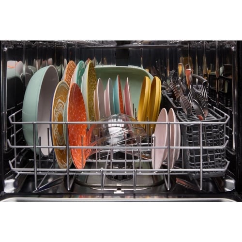 Use clean, dry dishes straight from the dishwasher with Heated Dry Option. - WDT750SAKB