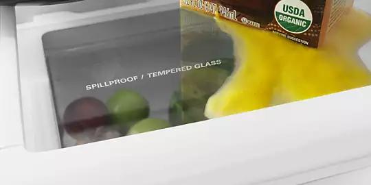 Tablettes en verre SpillGuard™