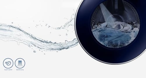 Fast, thorough washing in just 40 minutes* - WW22K6800AW