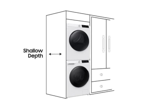 Space-saving design Closet-Depth Fit* - WW25FG6B34BBAC