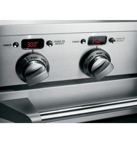 Large temperature and time displays - ZDP366NPSS