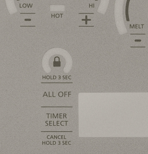 Control lock capability - ZHU36RSJSS Control lock capability - ZHU36RSJSS