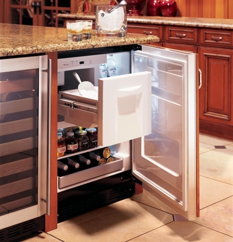Automatic icemaker on full-extension slides - ZIBI240HII