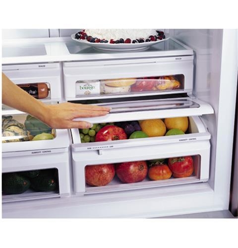 Compartiments à légumes à humidité contrôlée et bacs à collations scellés - ZICP360NHRH