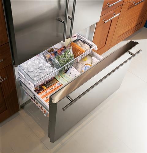 Large full-extension freezer drawer - ZIP360NH