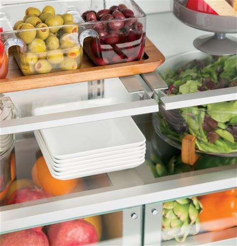 Aluminum trimmed glass shelves - ZIP360NH