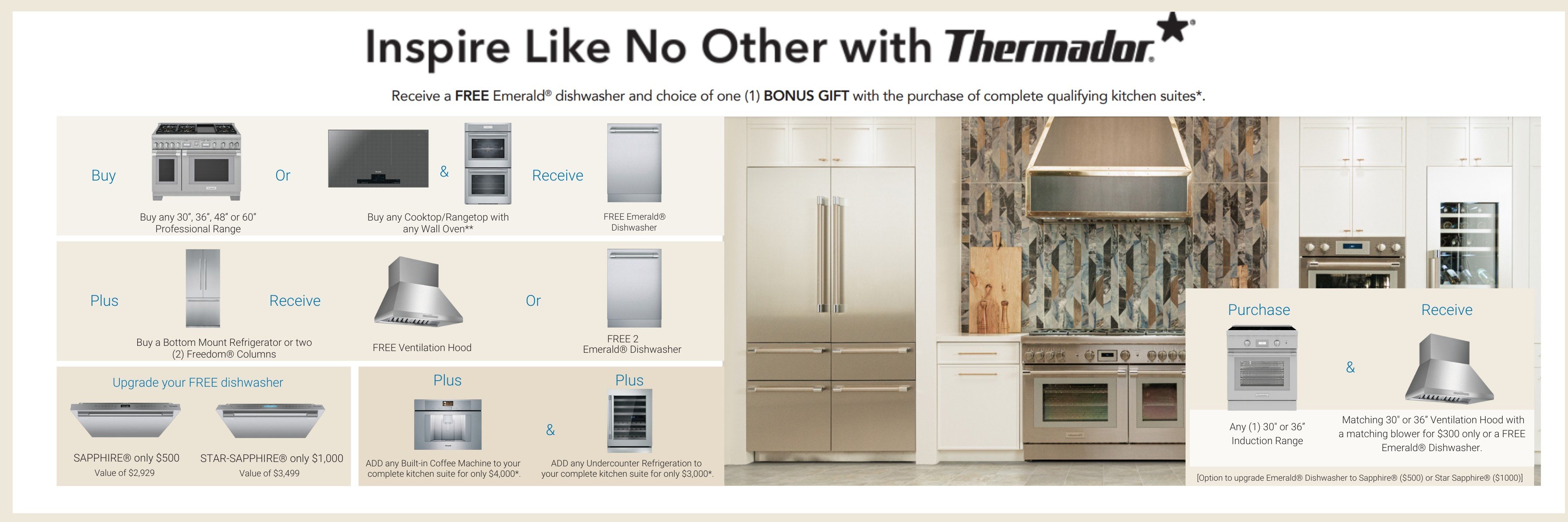 Thermador appliances promotion