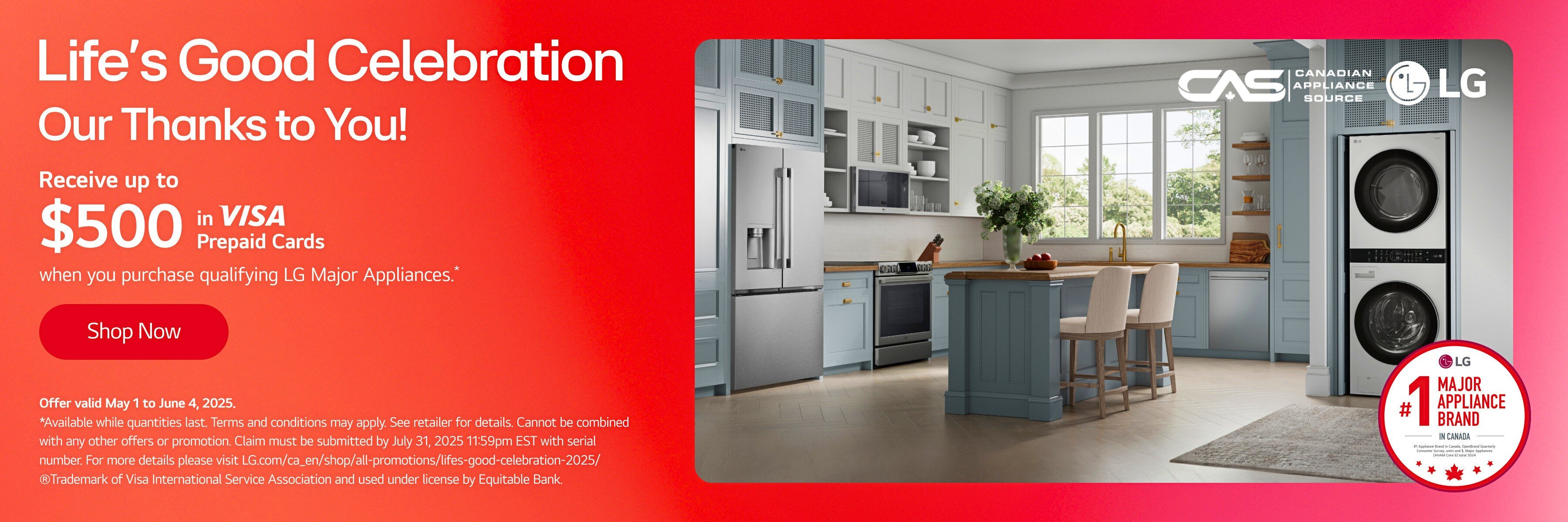 LG appliances promotion