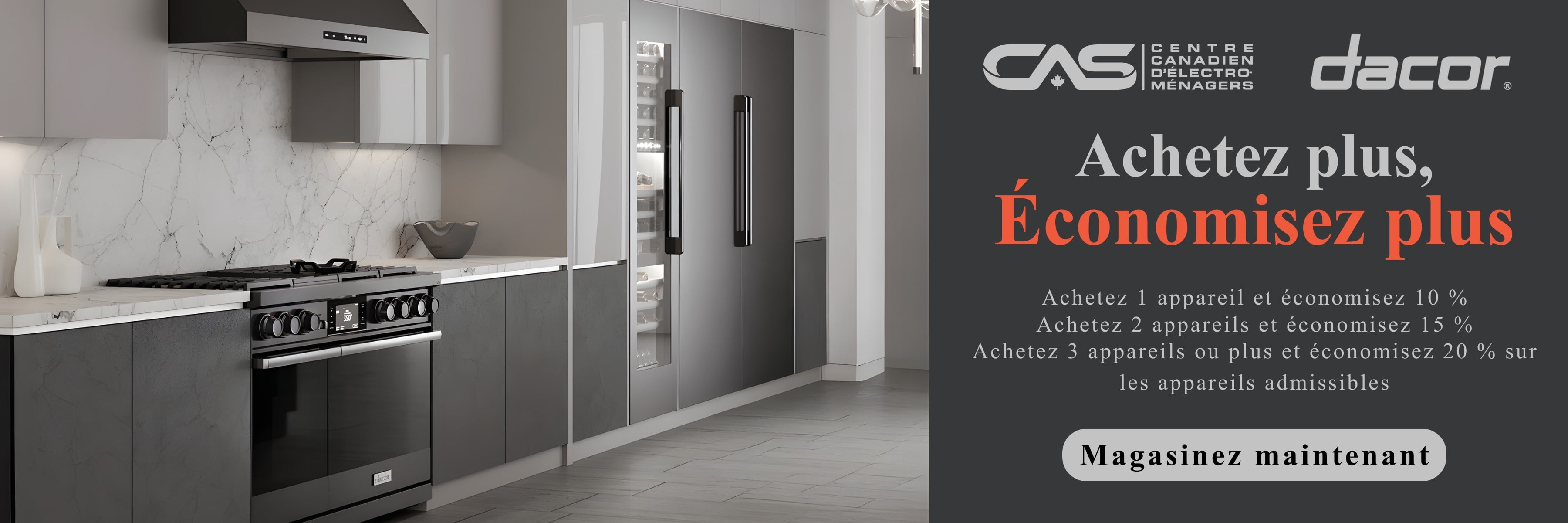 Promotion électroménagers Dacor