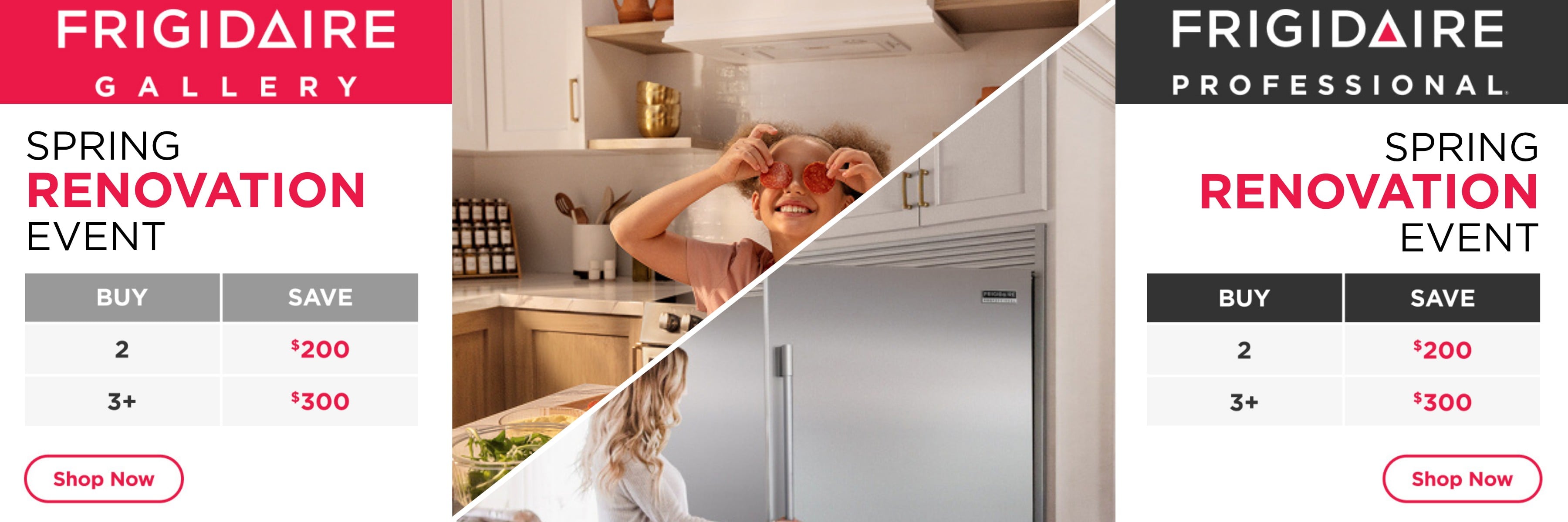Frigidaire appliances promotion