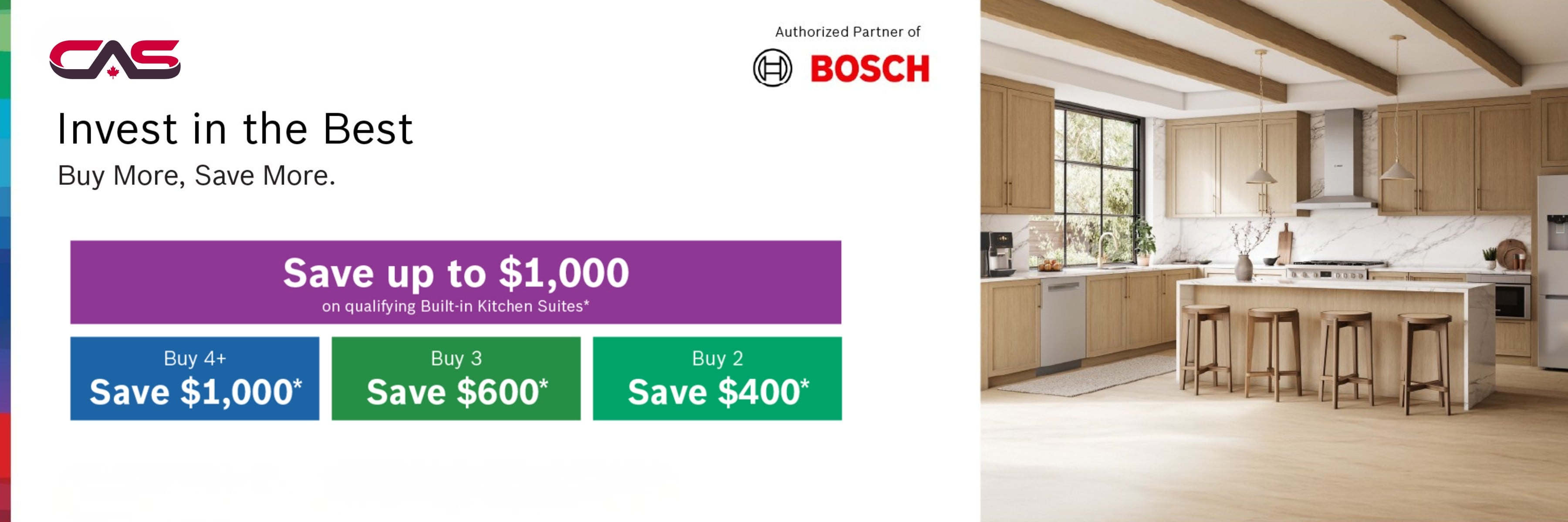 Bosch appliances promotion