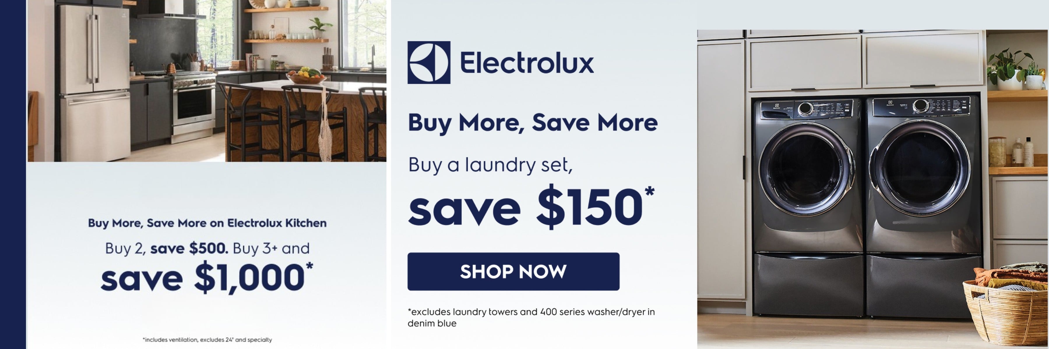 Electrolux appliances promotion