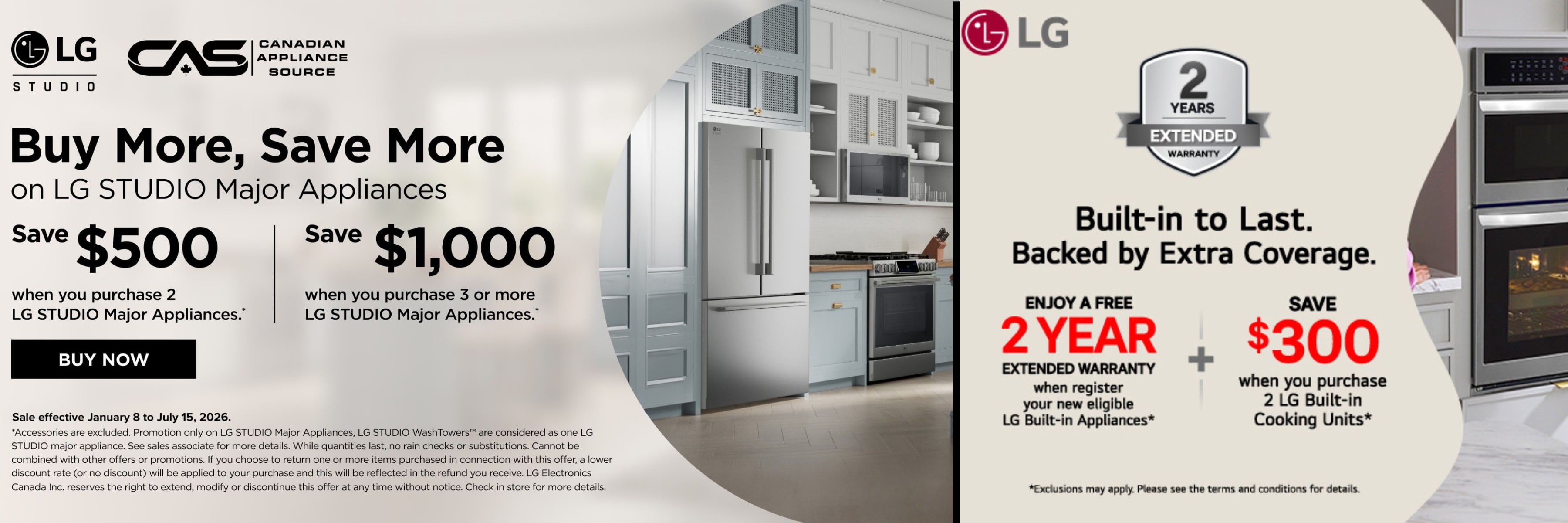 LG appliances promotion
