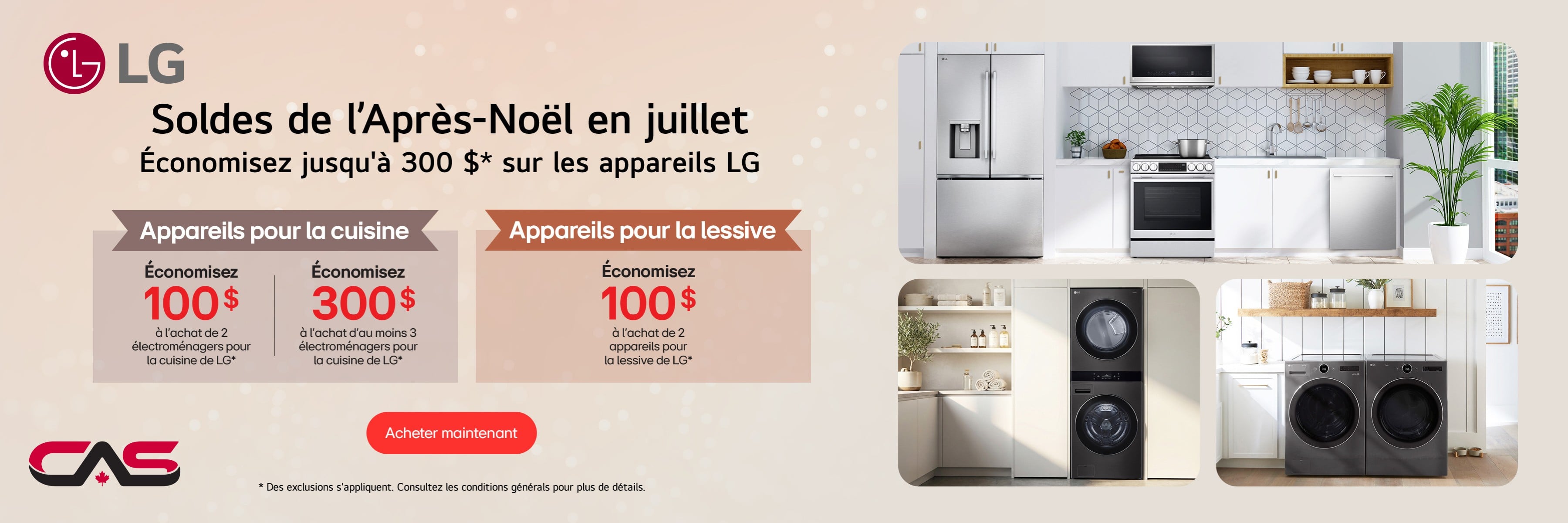 Promotion électroménagers LG Semaines À Prix Chauds