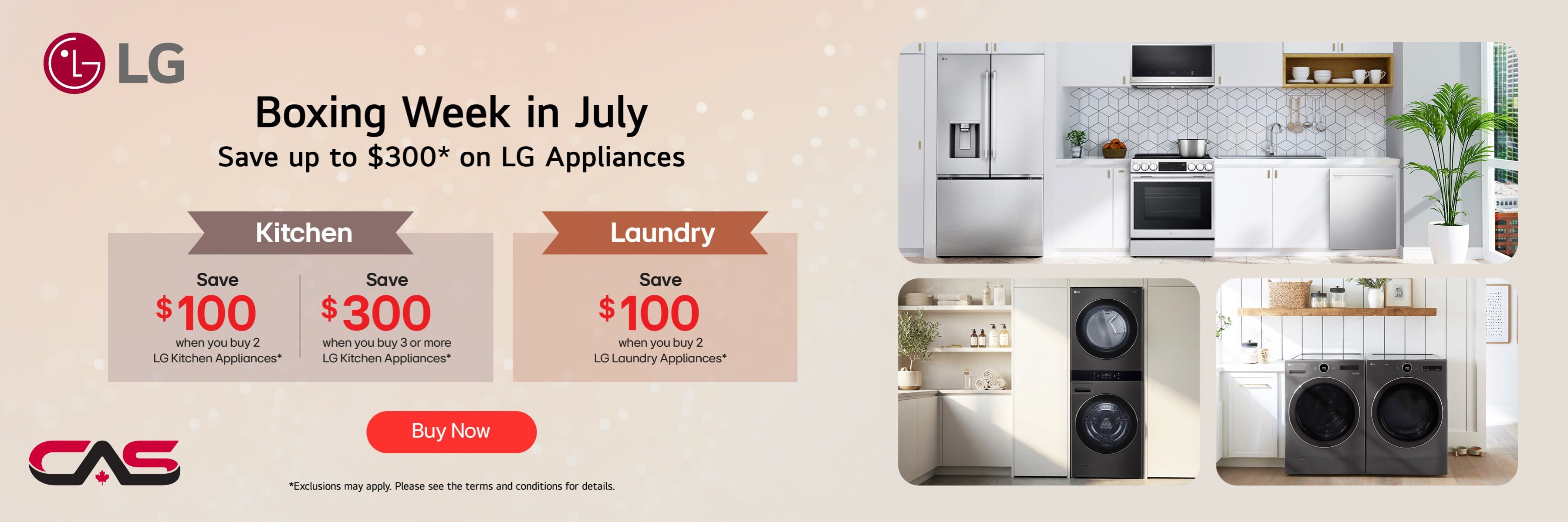 LG Boxing Week appliances promotion