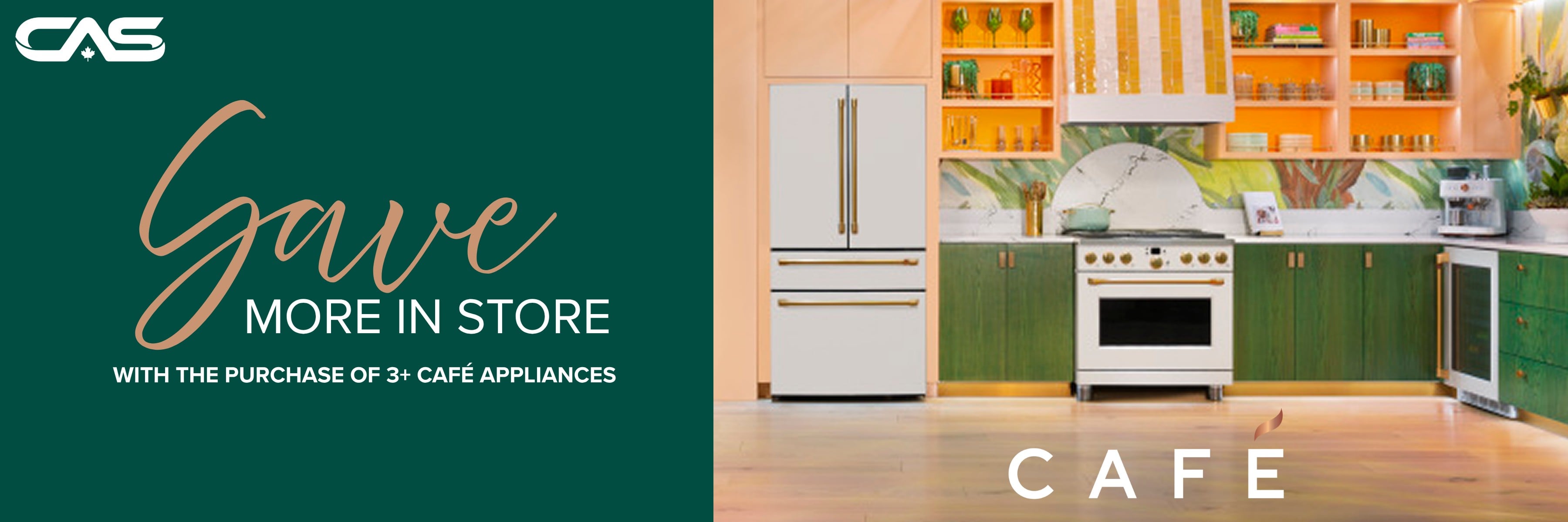 Cafe appliances promotion