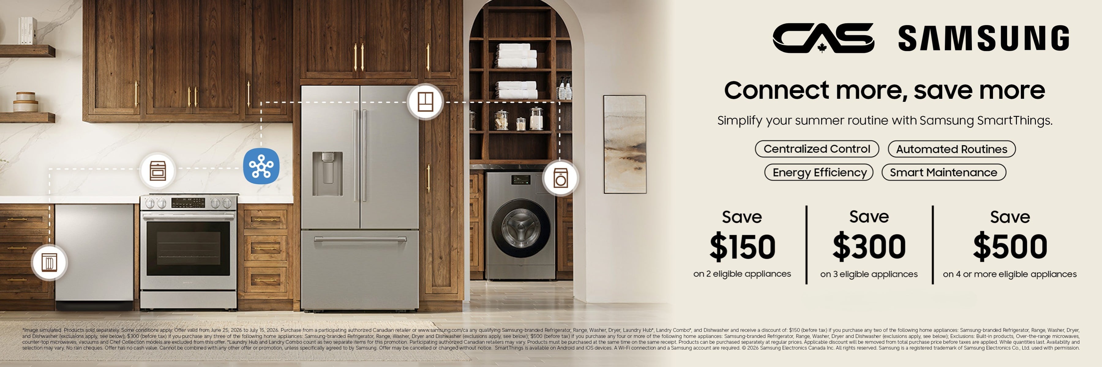 Samsung appliances promotion