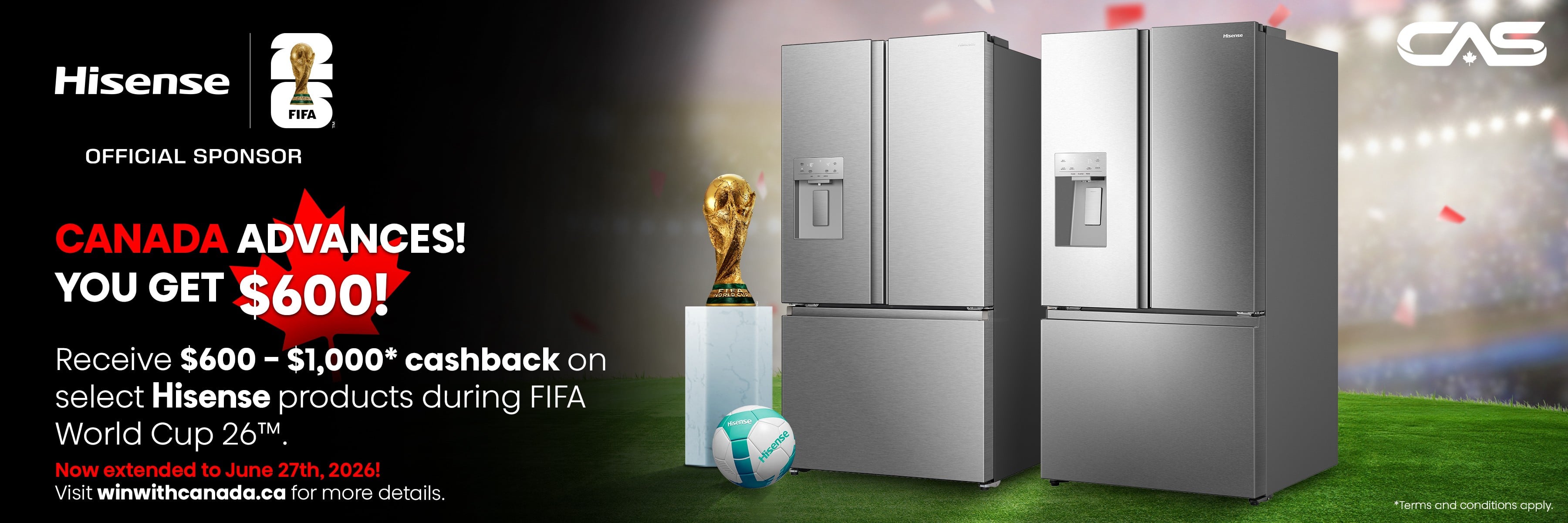 Hisense appliances promotion