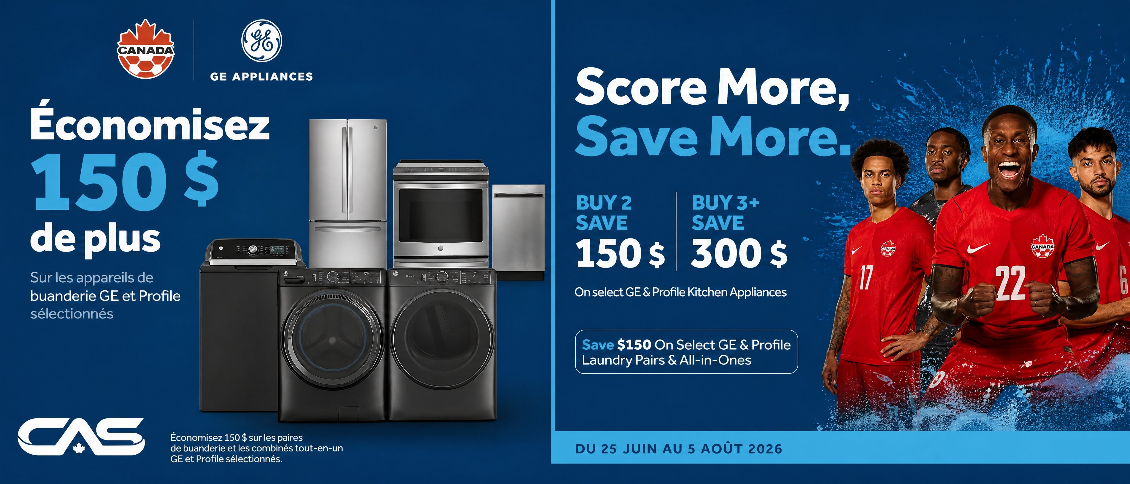 Promotion électroménagers GE