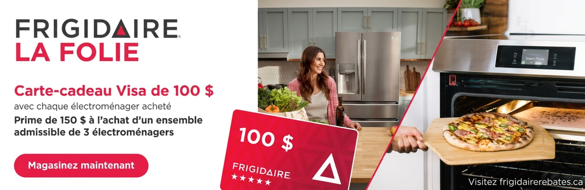 Promotion électroménagers Frigidaire