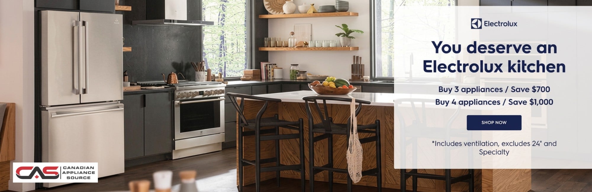 Electrolux appliances promotion