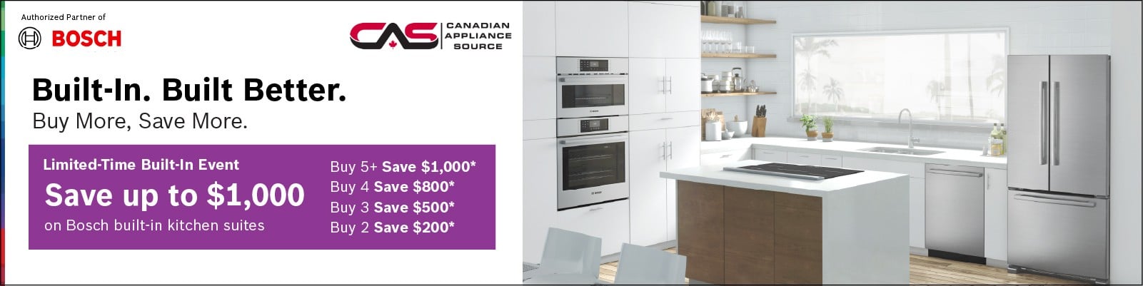 Bosch appliances promotion