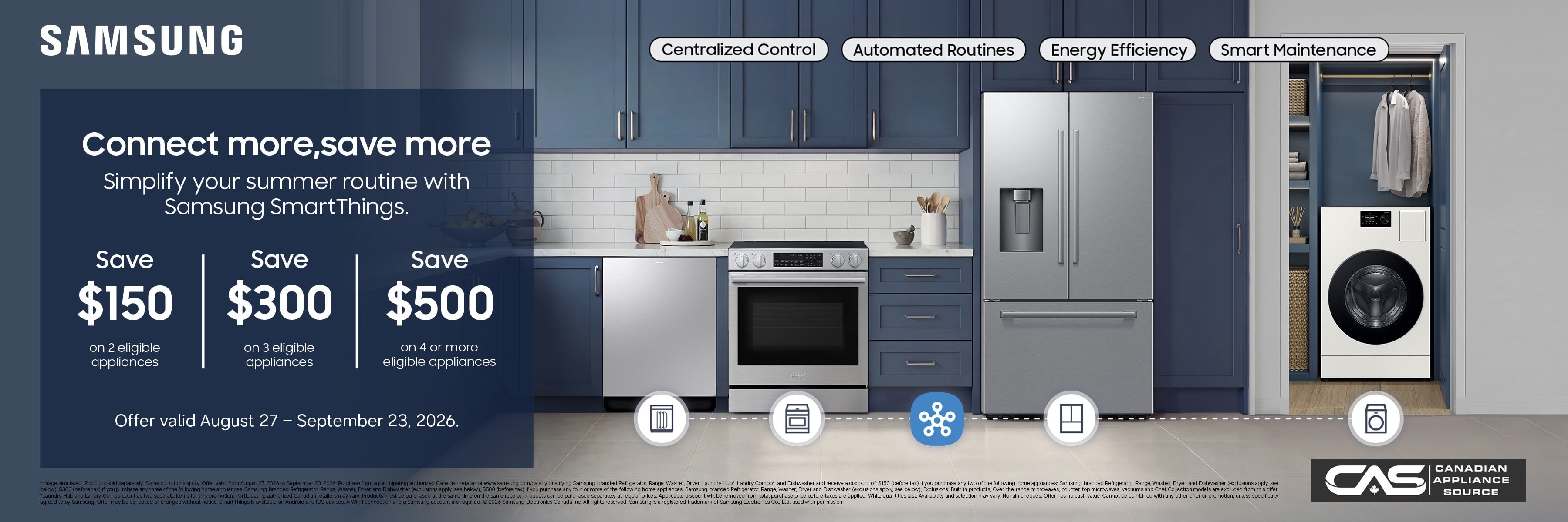 Samsung appliances promotion