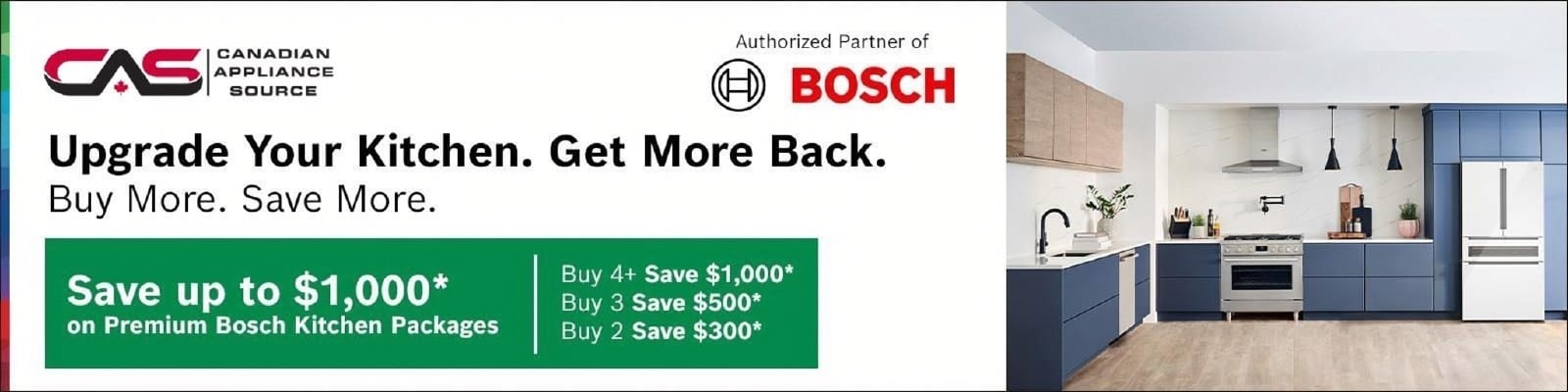 Bosch appliances promotion